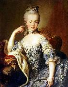 unknow artist, Portrait of Archduchess Maria Antonia of Austria